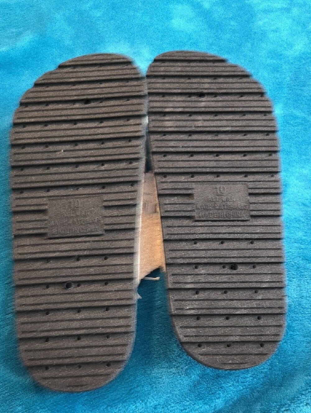 Sole Mates Faux Fur Sandals Sz 10 - Picture 4 of 6